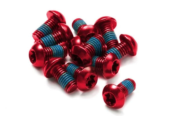 Reverse - Disc Rotor Bolt Set 12pc/set Steel Red 3 Reverse - Disc Rotor Bolt Set 12pc/set Steel Red