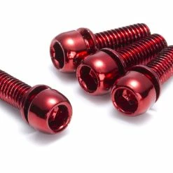 Reverse - Bremsadapter-Schraubenset M6x18mm Rot