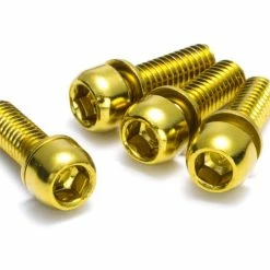 Reverse - Bremsadapter-Schraubenset M6x18mm Gold