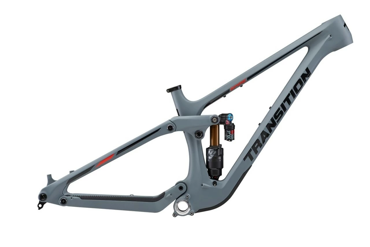 Transition - Rahmen Trail Spire Carbon Grau