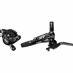 Shimano - Scheiben-Bremse Deore XT M8000, VR, I-Spec II, J02A Mit Kühlrippen, Schwarz